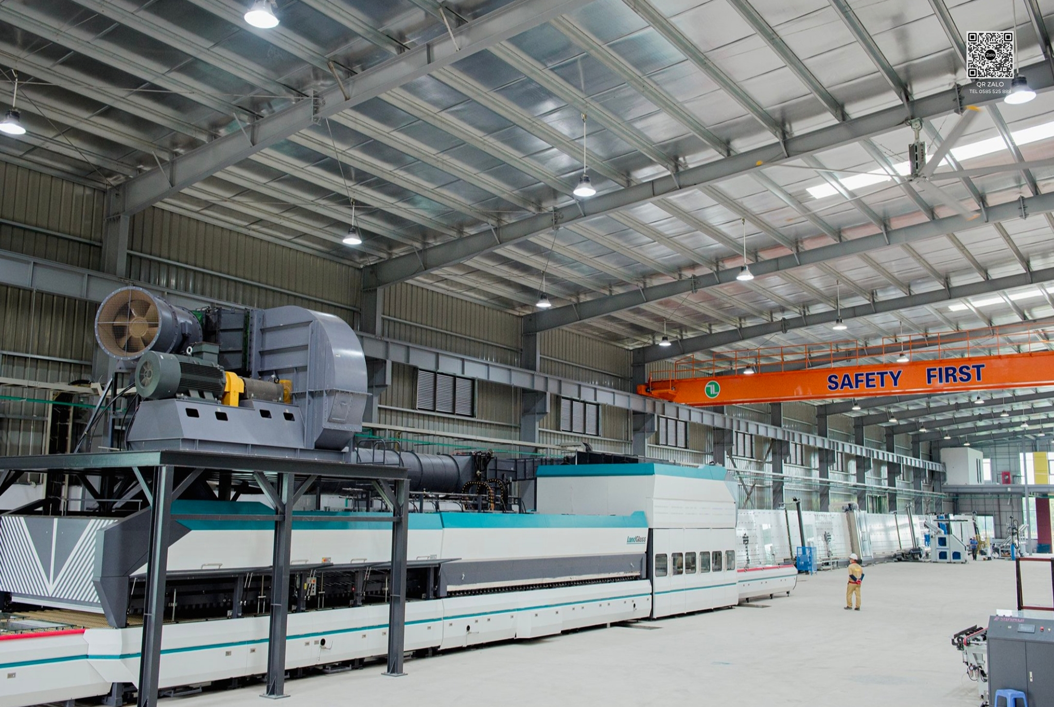 Hình ảnh nhà máy, hệ thống xưởng, đội ngũ kỹ thuật kính Thăng Long Glass