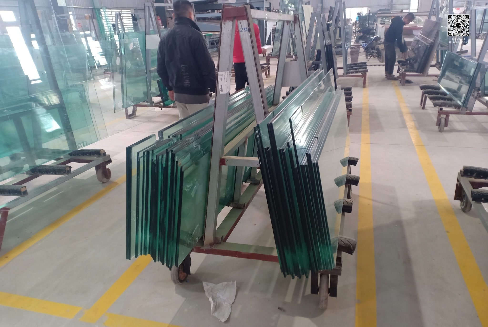 Hình ảnh nhà máy, hệ thống xưởng, đội ngũ kỹ thuật kính Thăng Long Glass