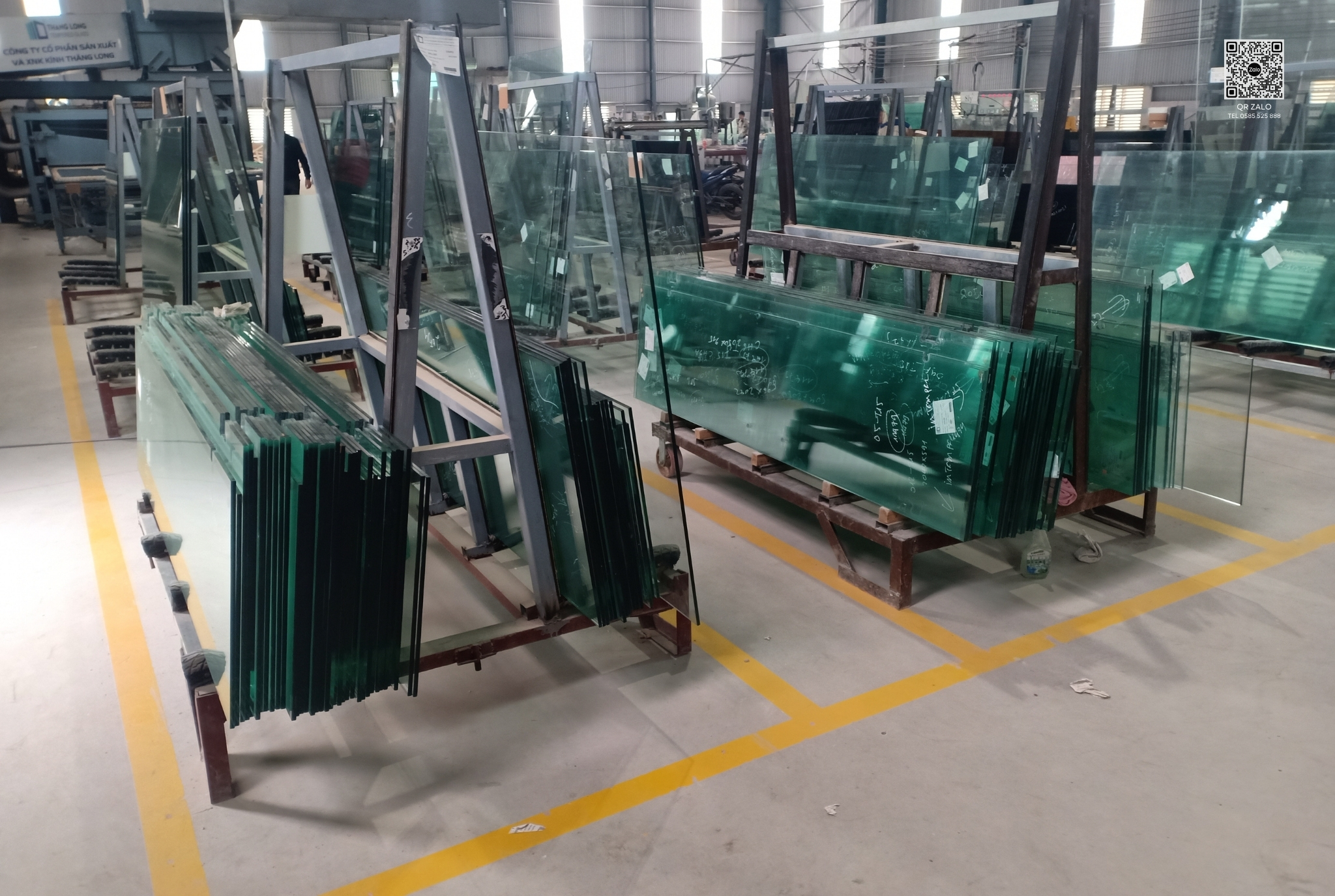 Hình ảnh nhà máy, hệ thống xưởng, đội ngũ kỹ thuật kính Thăng Long Glass