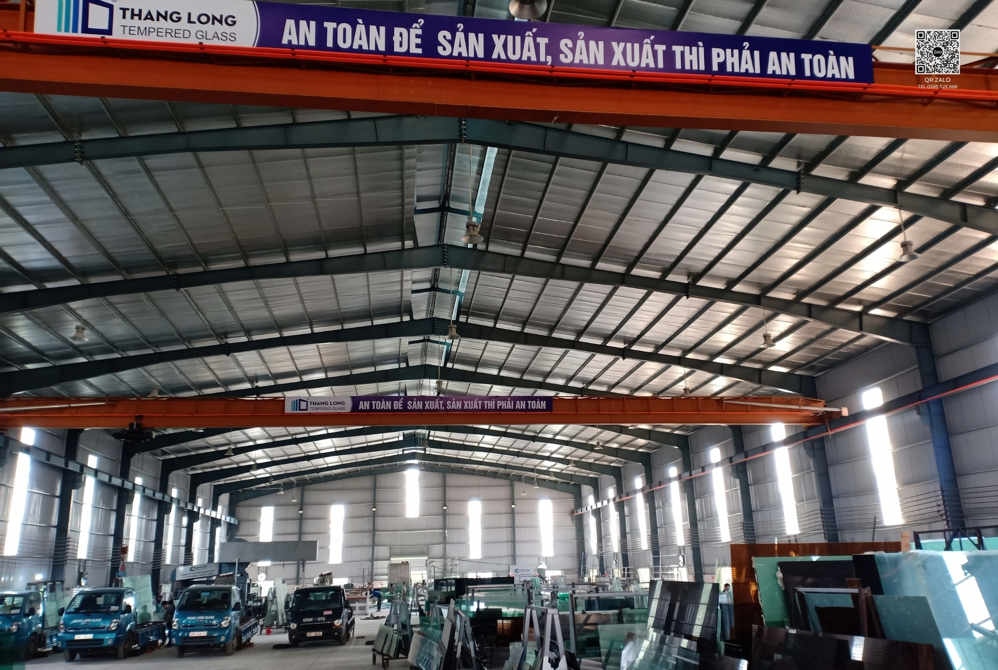 Hình ảnh nhà máy, hệ thống xưởng, đội ngũ kỹ thuật kính Thăng Long Glass