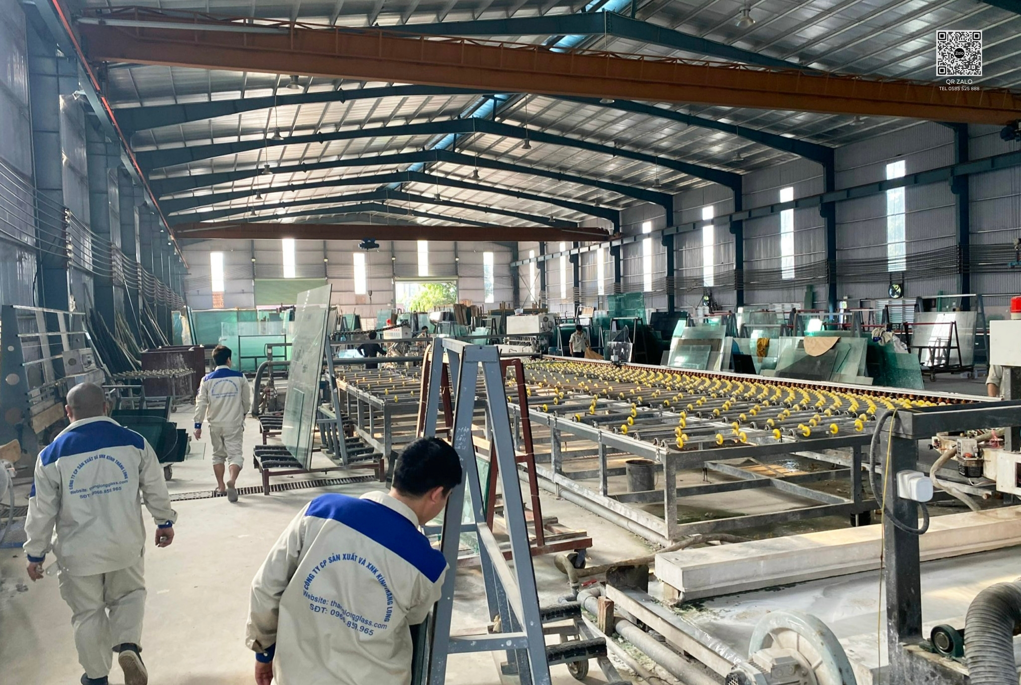 Hình ảnh nhà máy, hệ thống xưởng, đội ngũ kỹ thuật kính Thăng Long Glass