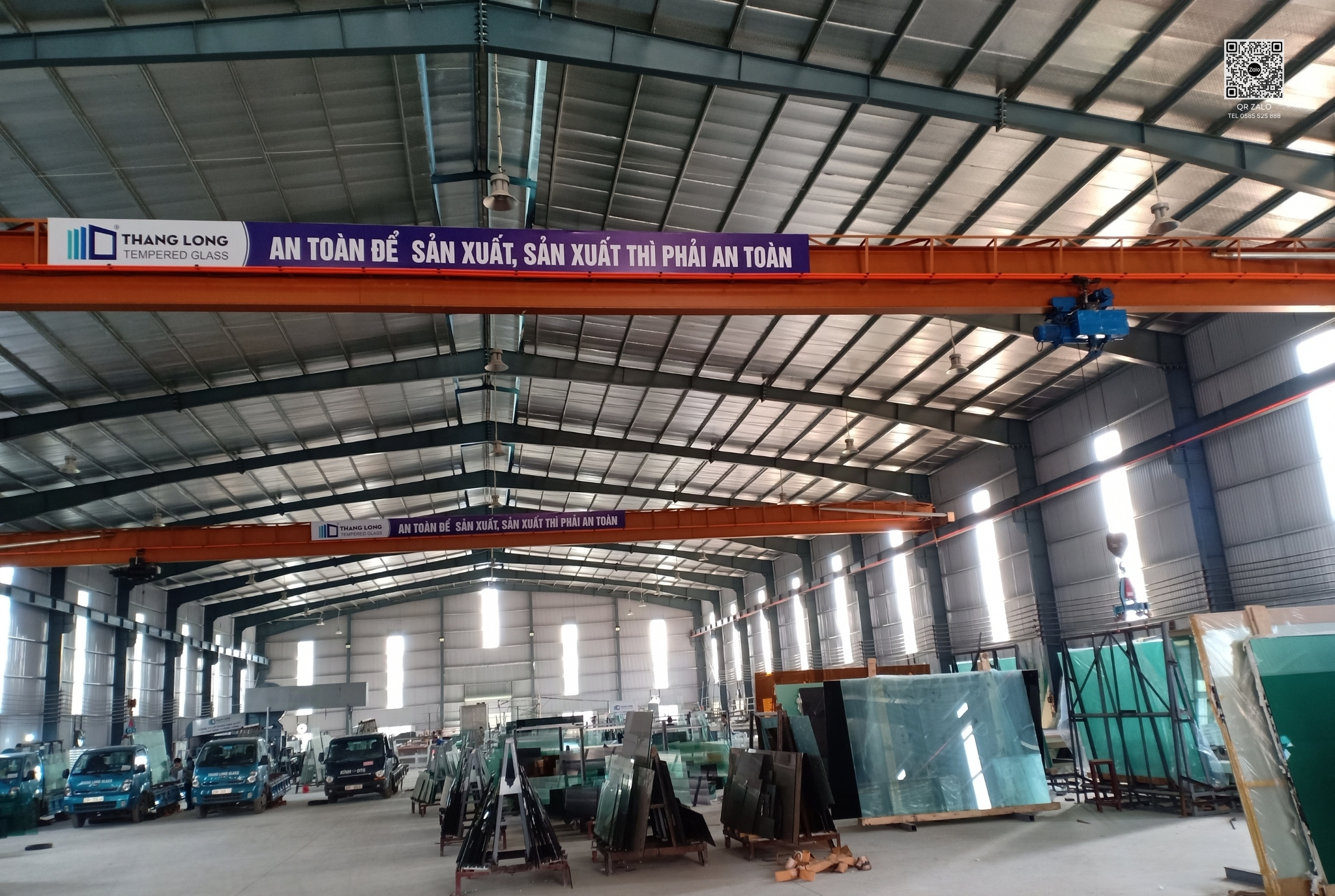 Hình ảnh nhà máy, hệ thống xưởng, đội ngũ kỹ thuật kính Thăng Long Glass