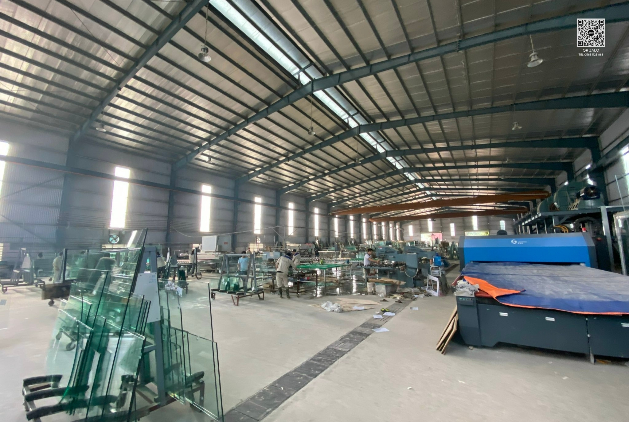 Hình ảnh nhà máy, hệ thống xưởng, đội ngũ kỹ thuật kính Thăng Long Glass