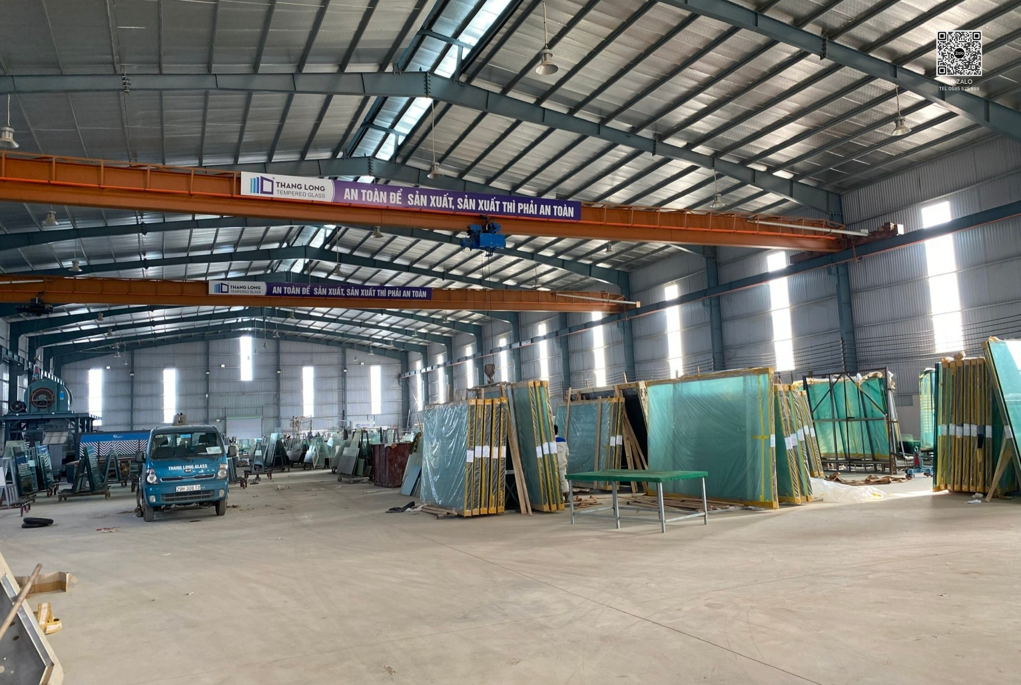 Hình ảnh nhà máy, hệ thống xưởng, đội ngũ kỹ thuật kính Thăng Long Glass