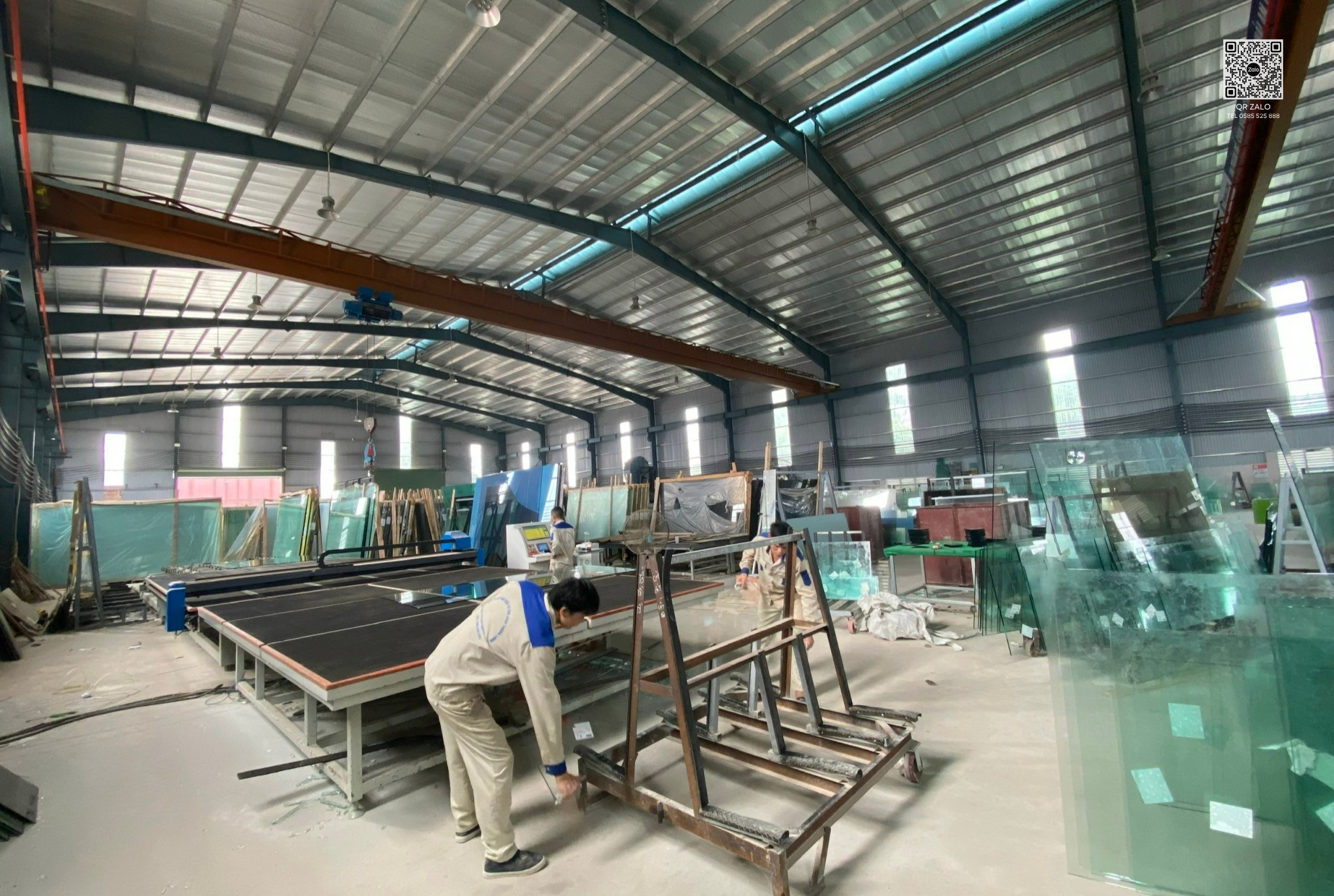 Hình ảnh nhà máy, hệ thống xưởng, đội ngũ kỹ thuật kính Thăng Long Glass