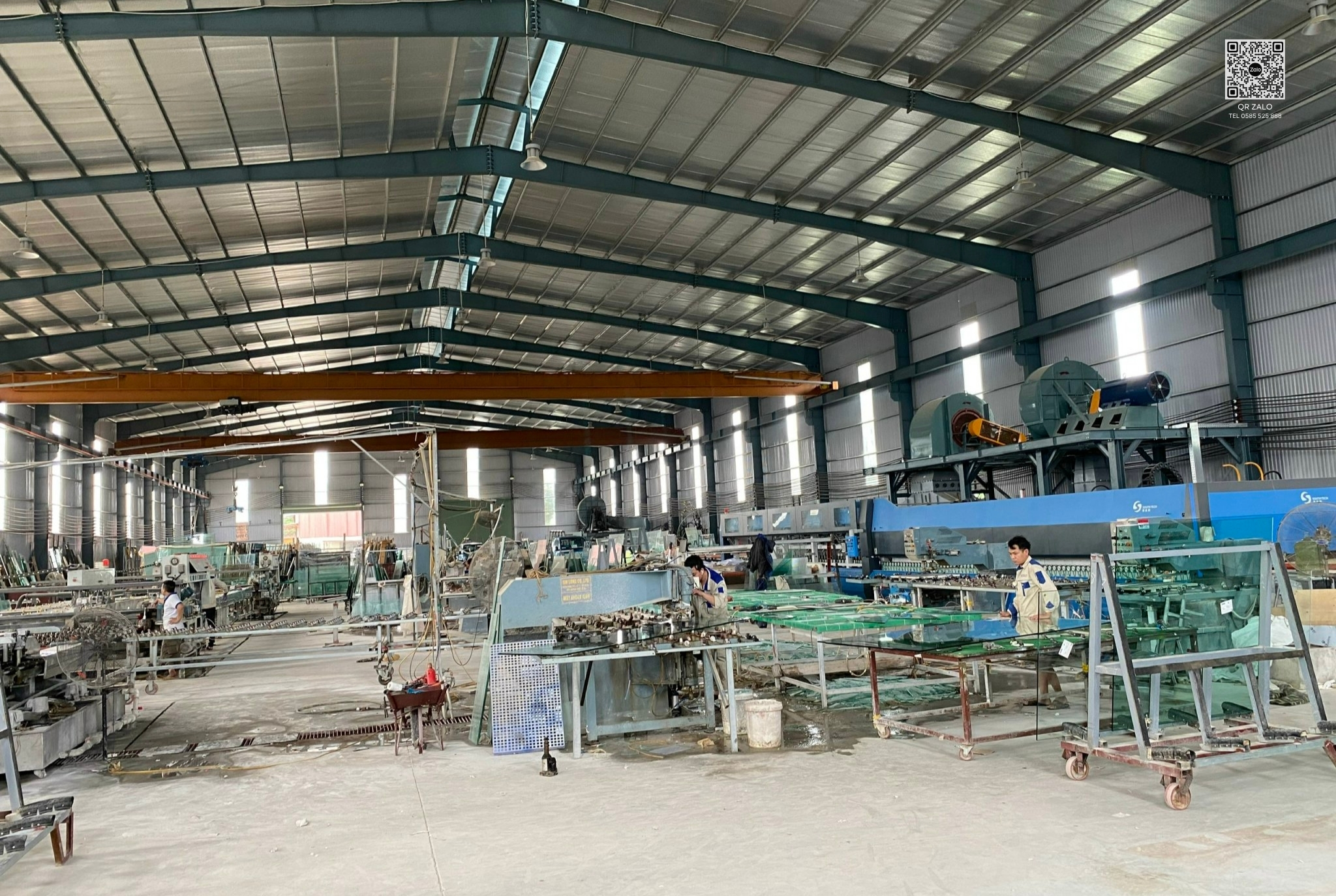 Hình ảnh nhà máy, hệ thống xưởng, đội ngũ kỹ thuật kính Thăng Long Glass