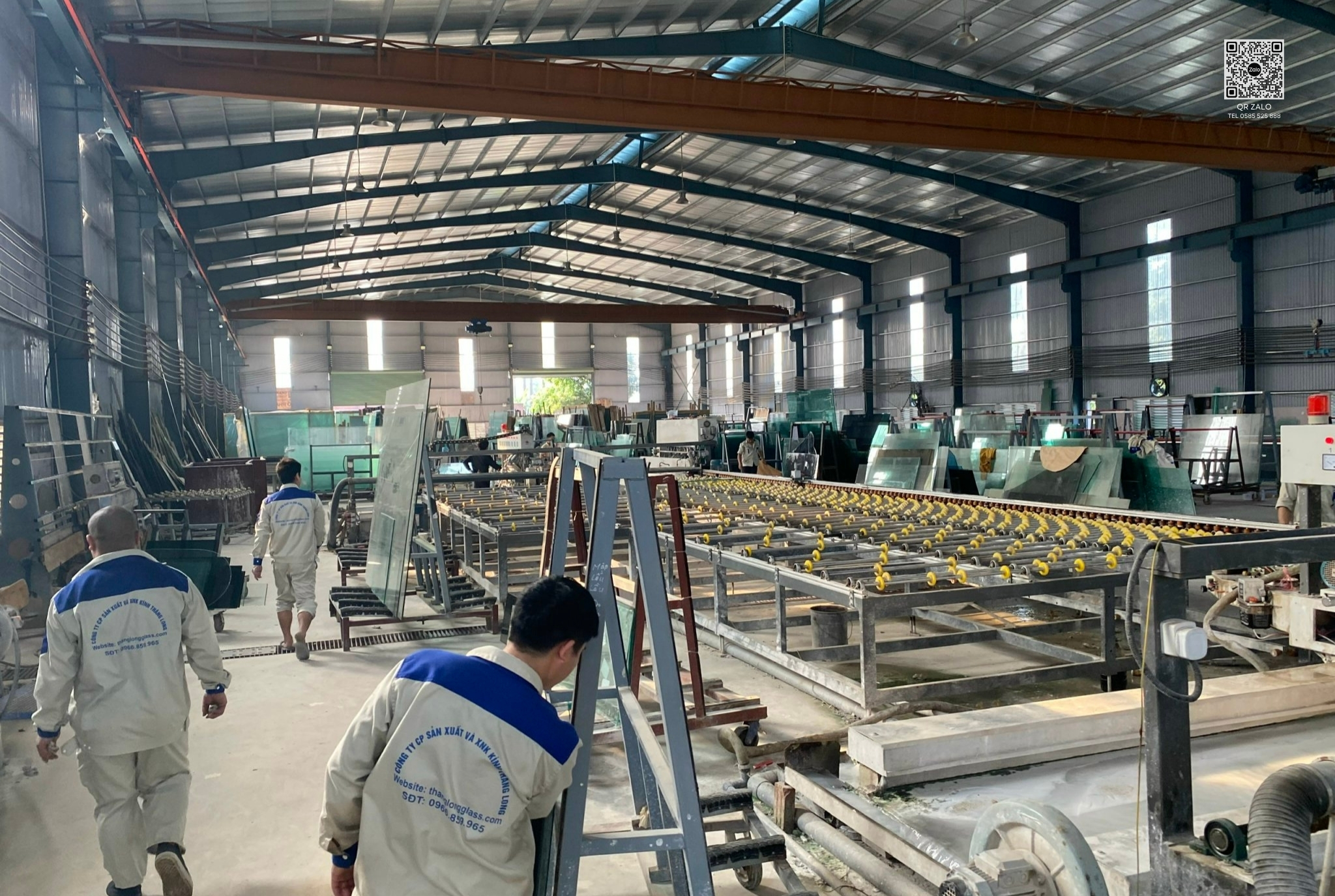 Hình ảnh nhà máy, hệ thống xưởng, đội ngũ kỹ thuật kính Thăng Long Glass