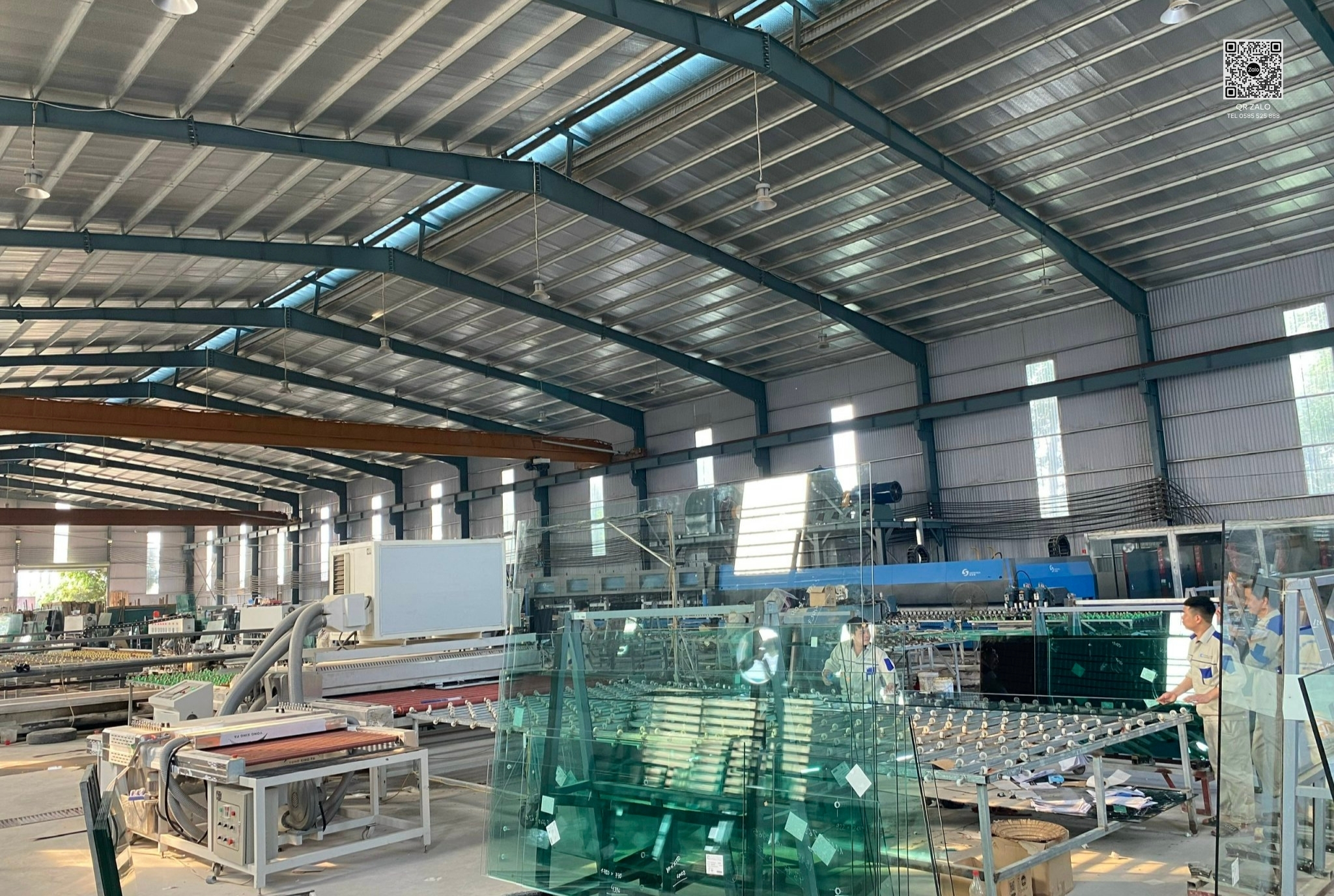 Hình ảnh nhà máy, hệ thống xưởng, đội ngũ kỹ thuật kính Thăng Long Glass
