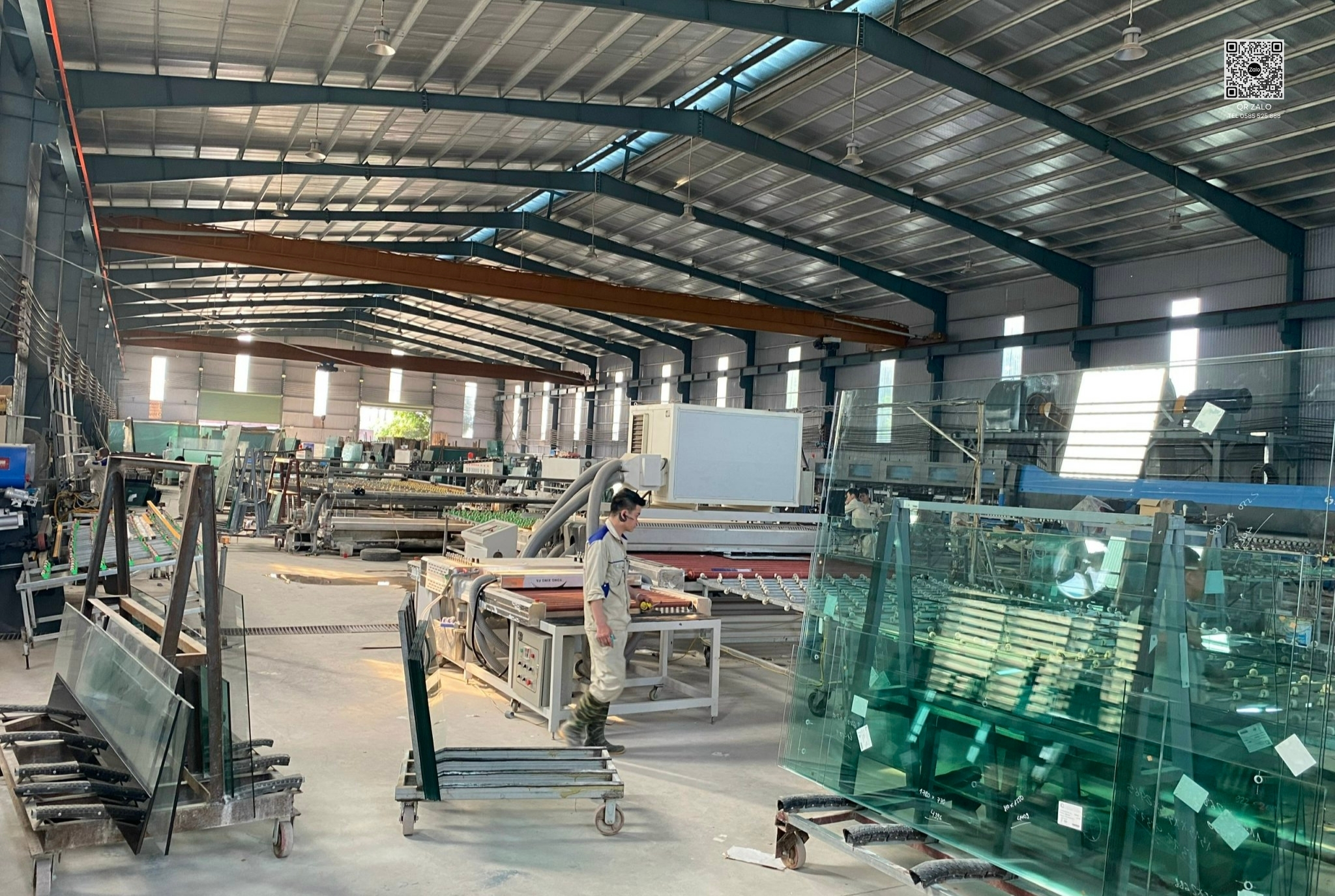 Hình ảnh nhà máy, hệ thống xưởng, đội ngũ kỹ thuật kính Thăng Long Glass