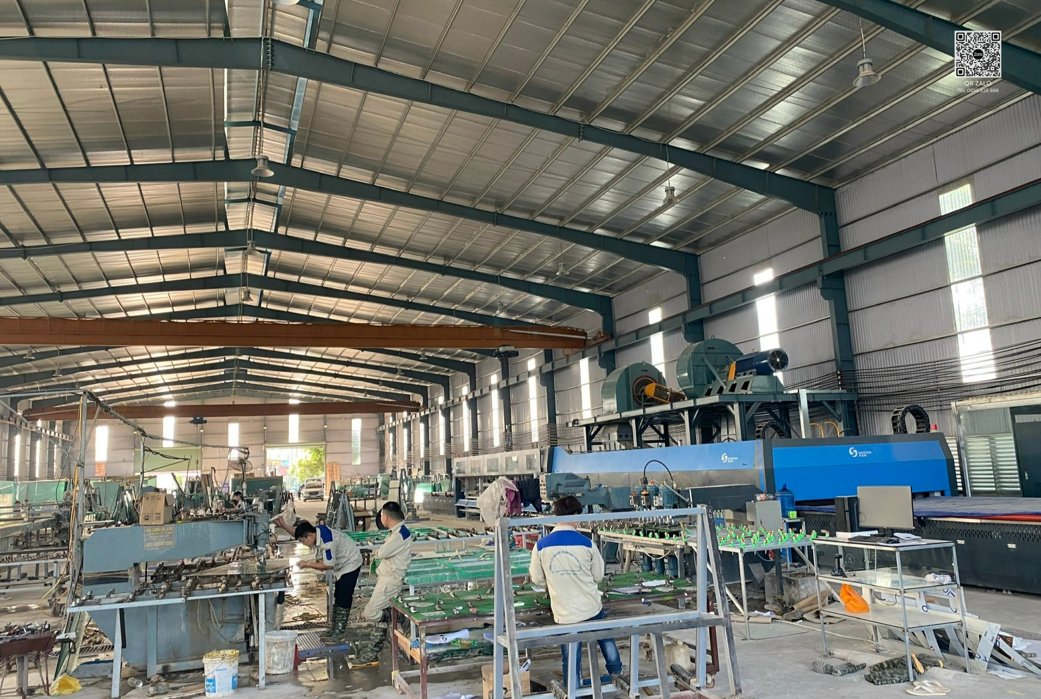 Hình ảnh nhà máy, hệ thống xưởng, đội ngũ kỹ thuật kính Thăng Long Glass