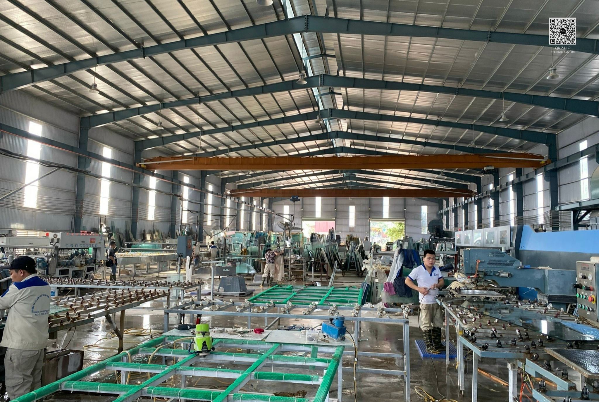 Hình ảnh nhà máy, hệ thống xưởng, đội ngũ kỹ thuật kính Thăng Long Glass