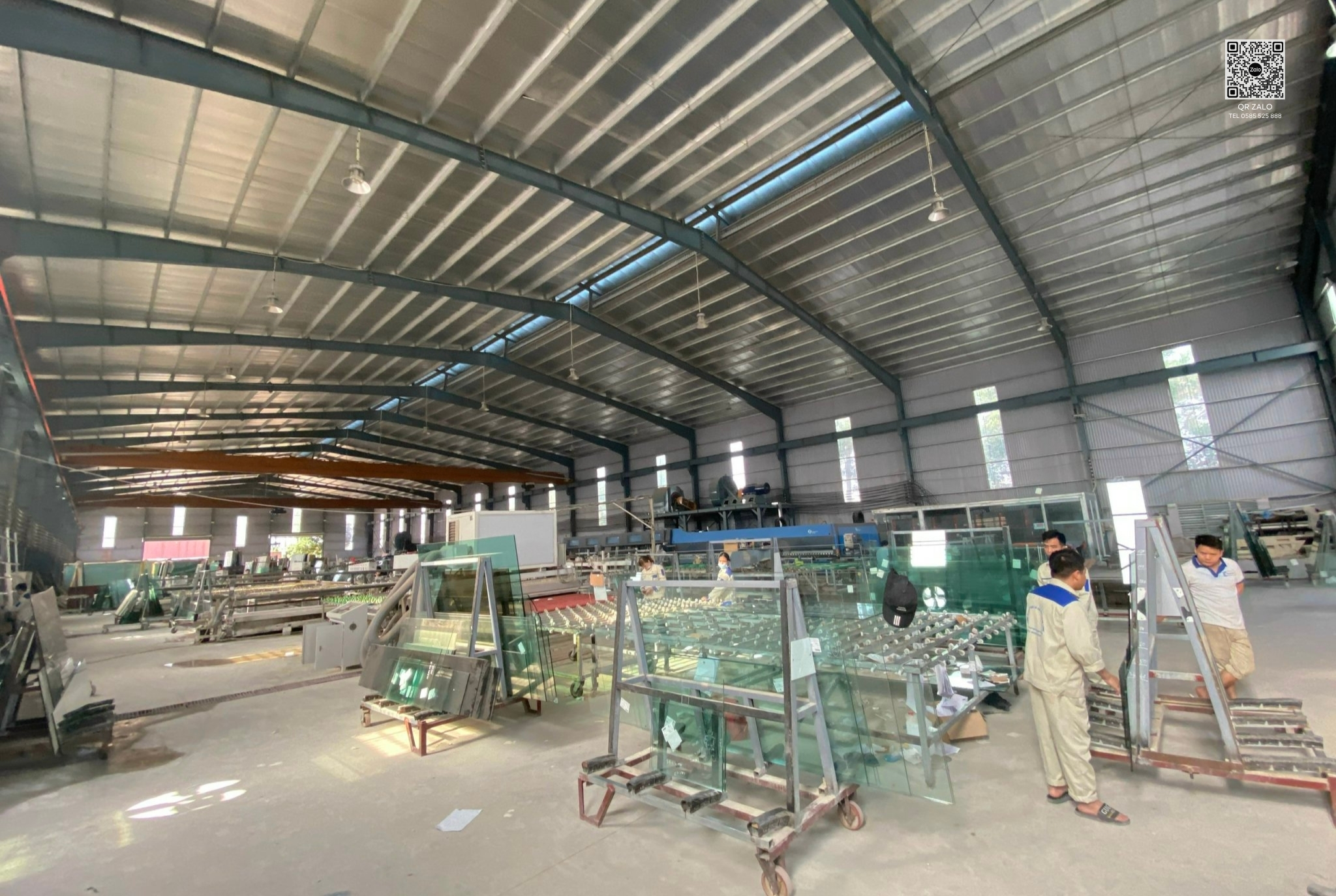 Hình ảnh nhà máy, hệ thống xưởng, đội ngũ kỹ thuật kính Thăng Long Glass