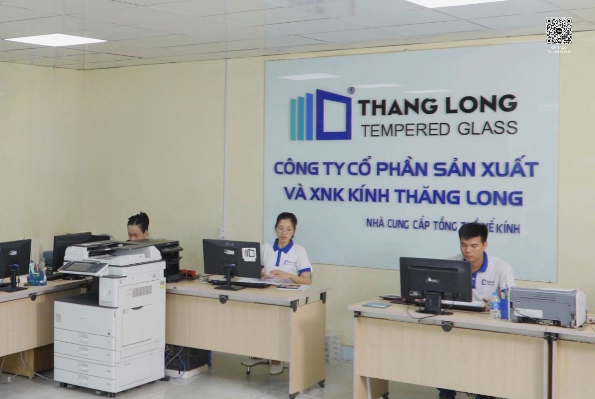 Hình ảnh nhà máy, hệ thống xưởng, đội ngũ kỹ thuật kính Thăng Long Glass
