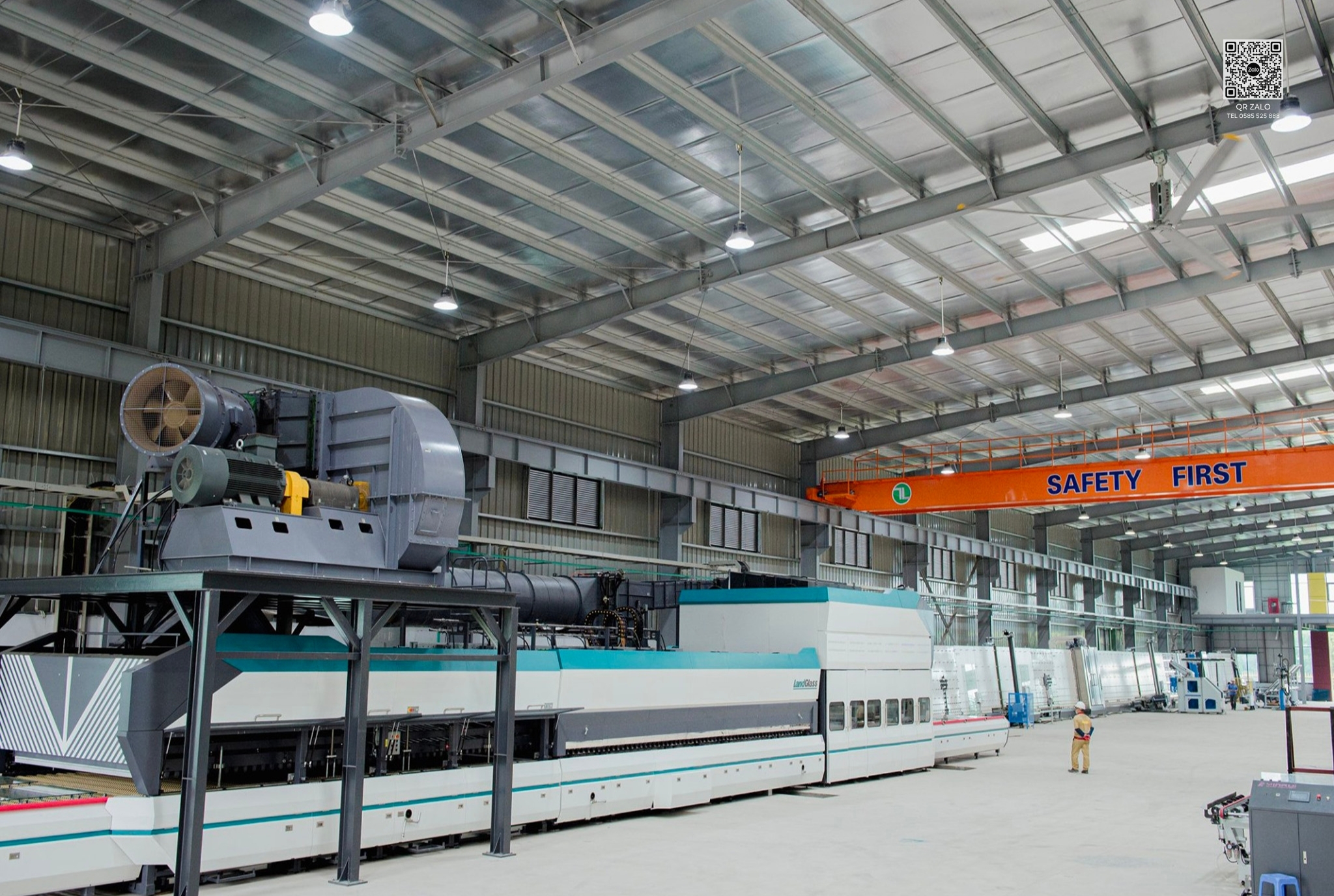 Hình ảnh nhà máy, hệ thống xưởng, đội ngũ kỹ thuật kính Thăng Long Glass