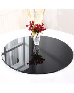 B&agrave;n tr&ograve;n k&iacute;nh cường lực đen TL-042